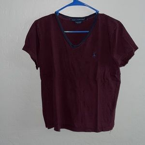 Maroon shirt